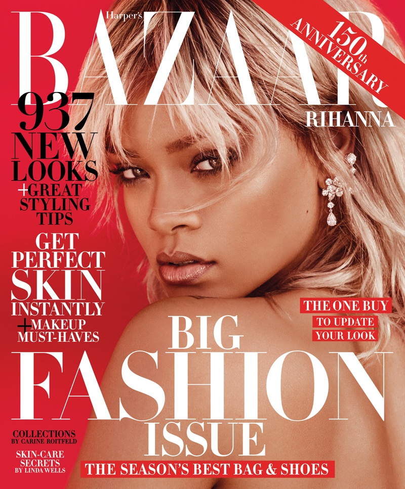 Rihanna on Harper's Bazaar March 2017 Cover