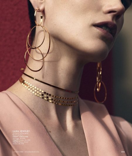 Saskia de Brauw Models Spring's Statement Styles for Neiman Marcus