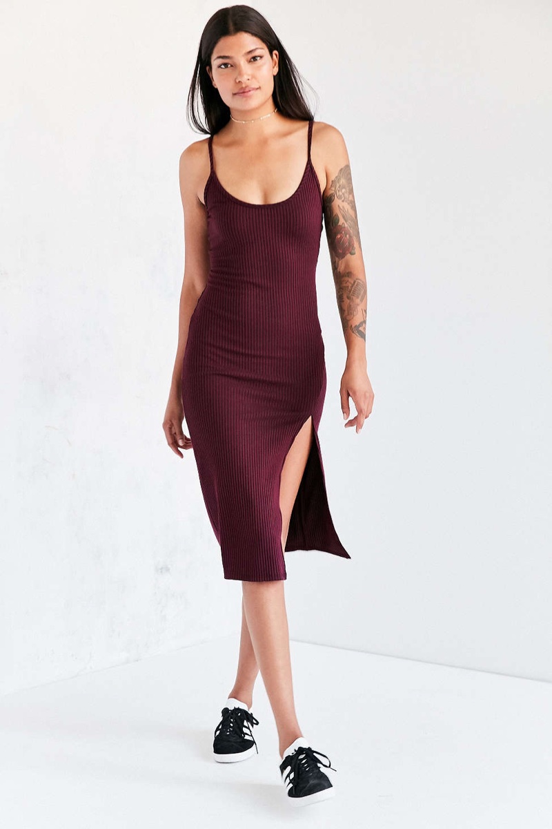Silence + Noise's slip dress is great for a sexy date night