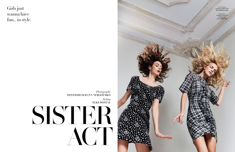 Sister Act in L'Officiel Singapore February 2017 issue