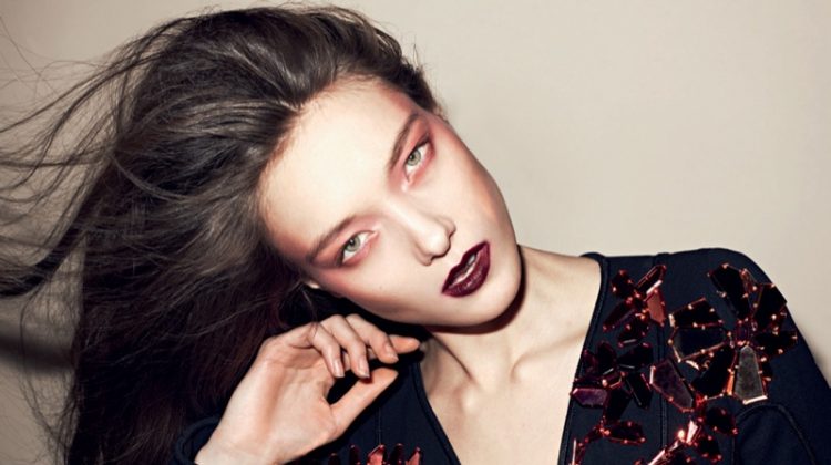 Yumi Lambert Turns Up the Glam Factor in Air France Madame