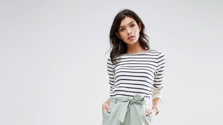 ASOS Belted Linen Shorts