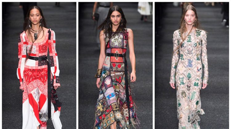 Alexander McQueen's Patchwork Elegance for Fall 2017