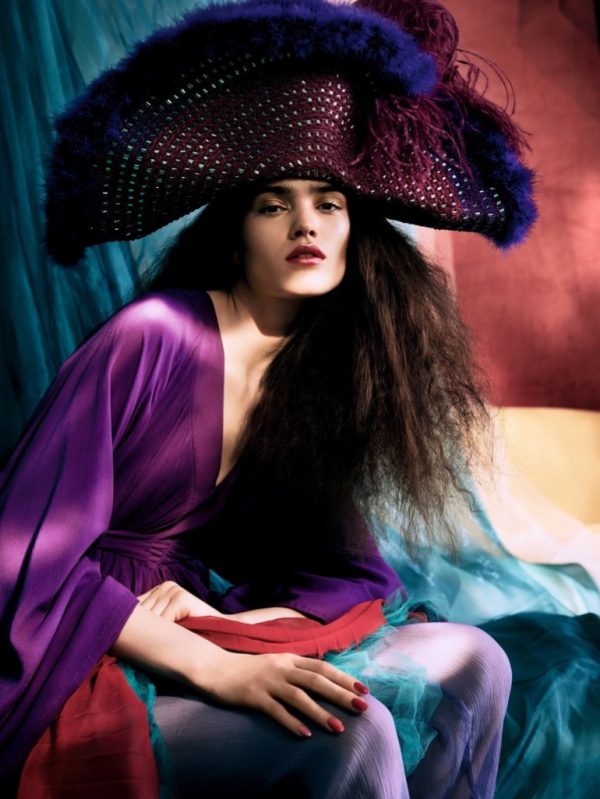 Alexandra Micu Models Dreamy Dresses & Gowns for Vogue China – Fashion ...