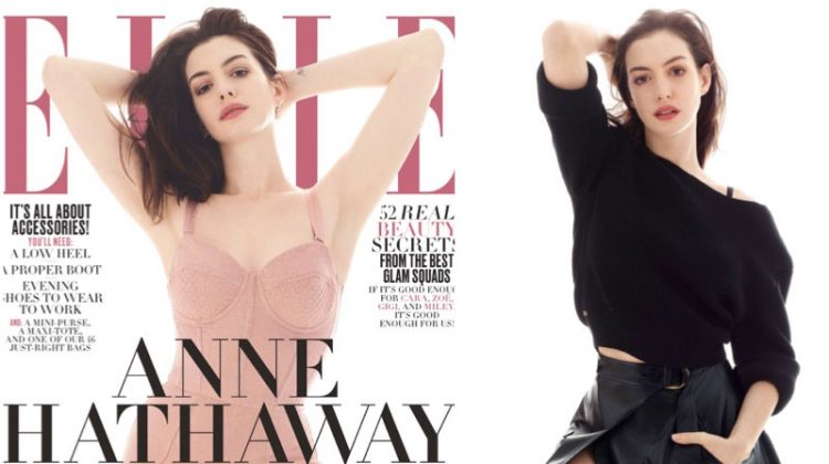 Anne Hathaway Stars in ELLE, Talks ‘Ocean’s Eight’