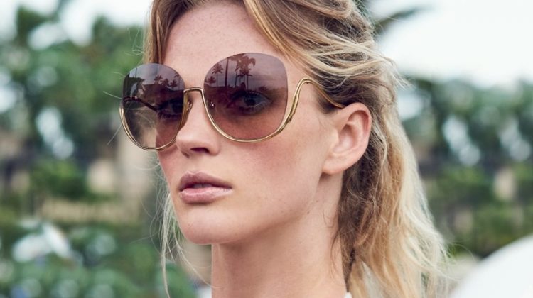 Chloe Butterfly Shaped Sunglasses $396