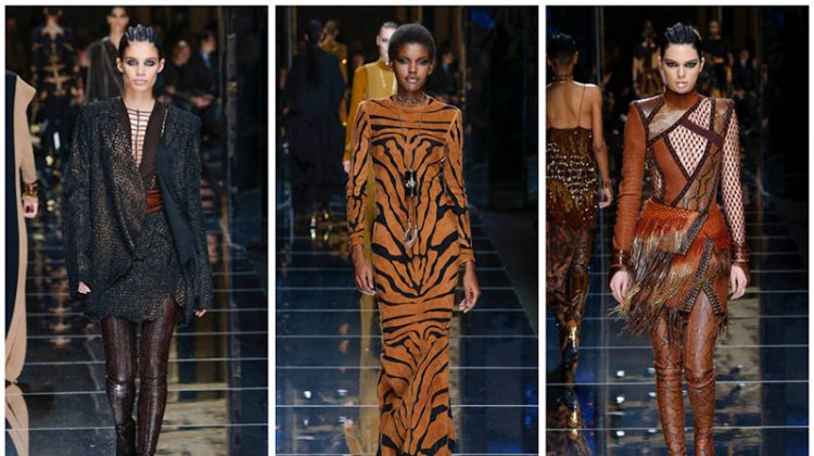 Balmain Delivers Amazonian Vibes for Fall 2017