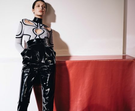 Bella Hadid Poses in Chic Spring Looks for Vogue China