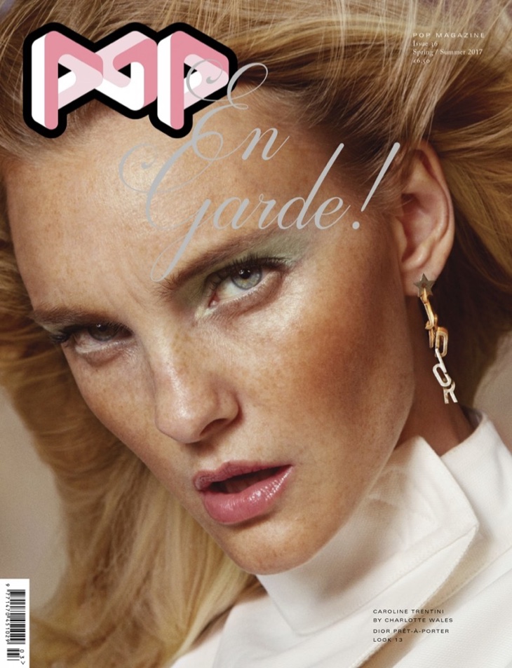 Caroline Trentini on POP Magazine Spring-Summer 2017 Cover