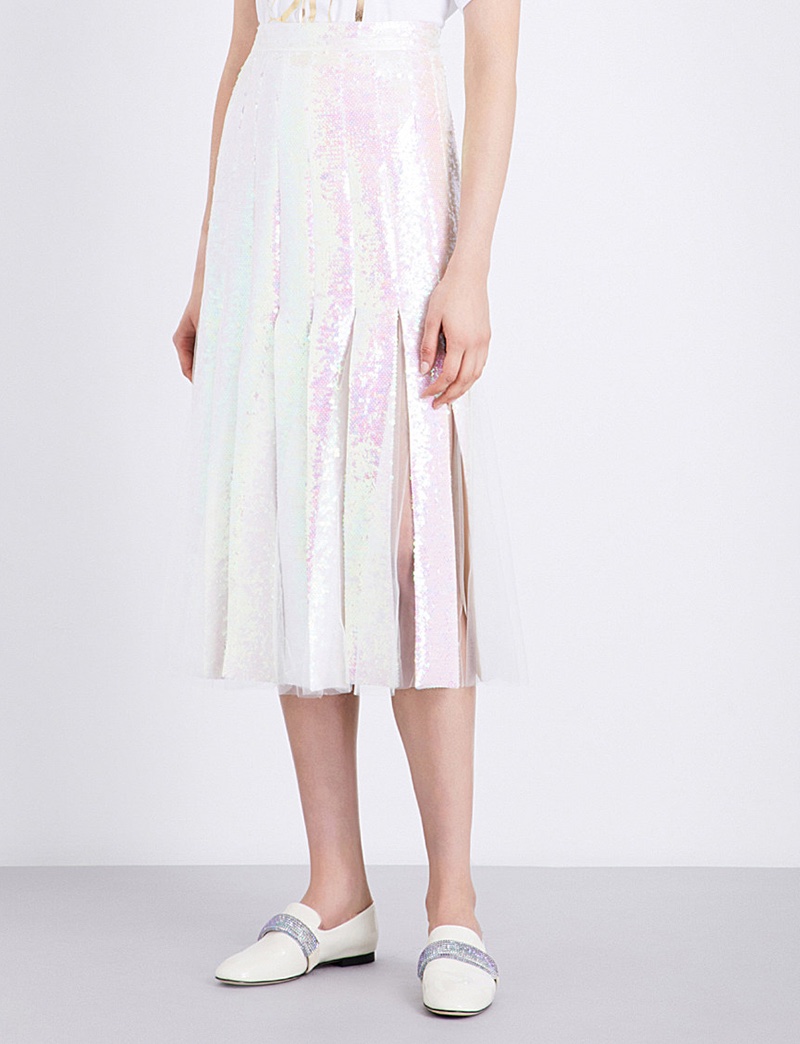 Christopher Kane x Beauty and the Beast Sequin Skirt