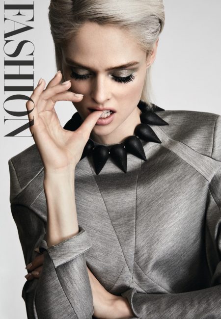 Coco Rocha Models 80's Inspired Beauty Looks for FASHION Magazine