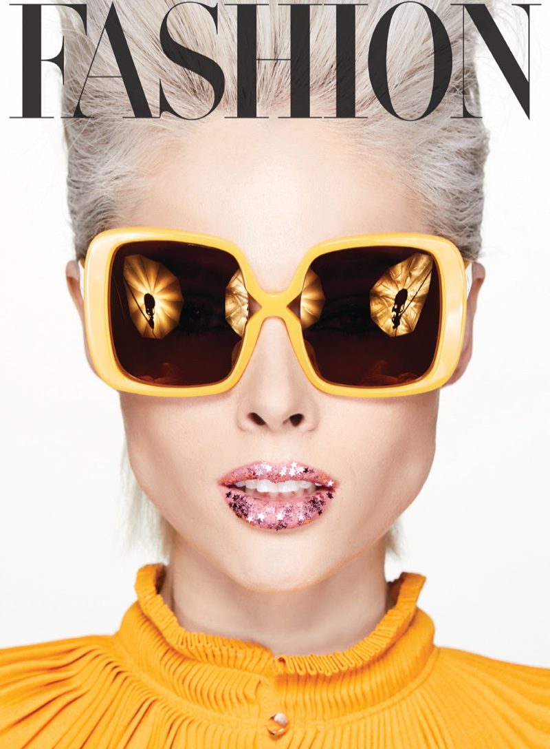 Coco Rocha Models 80's Inspired Beauty Looks for FASHION Magazine