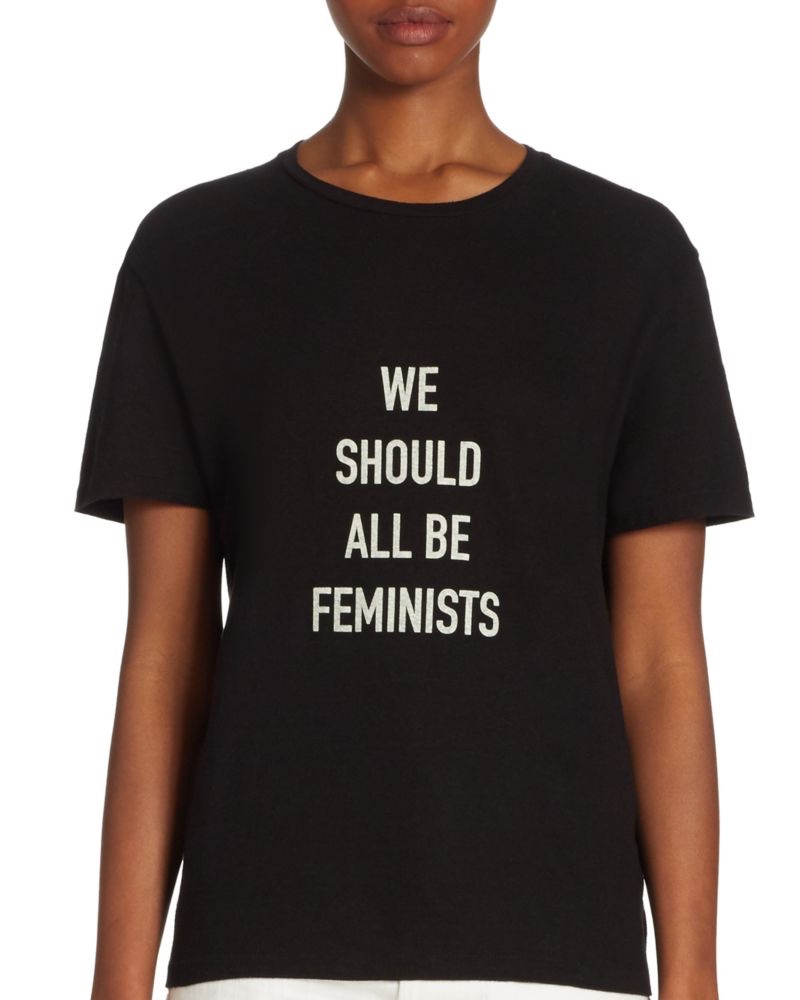 Dior We Should All Be Feminists T-Shirt in Black