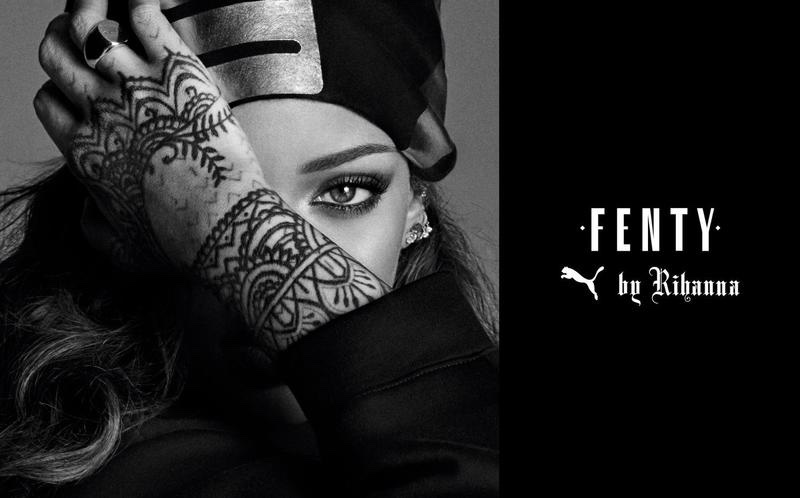 Rihanna shows off her tattoos in Fenty Puma by Rihanna spring 2017 advertising campaign