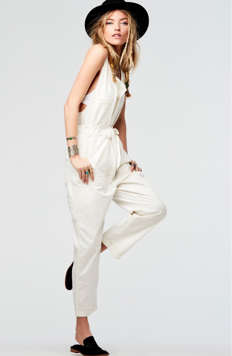 Free People Work It Out Jumpsuit and At Ease Loafer Mule