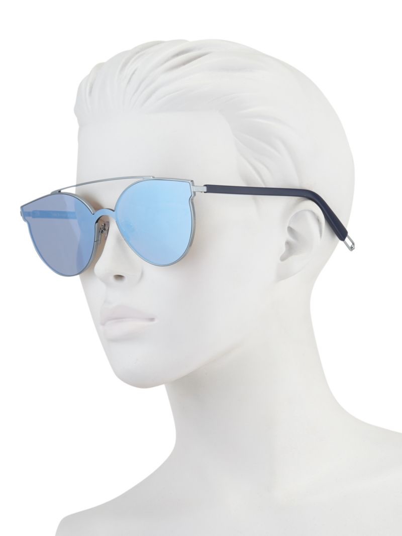 Gentle Monster x Tilda Swinton Trick of the Light Mirrored Sunglasses in Blue