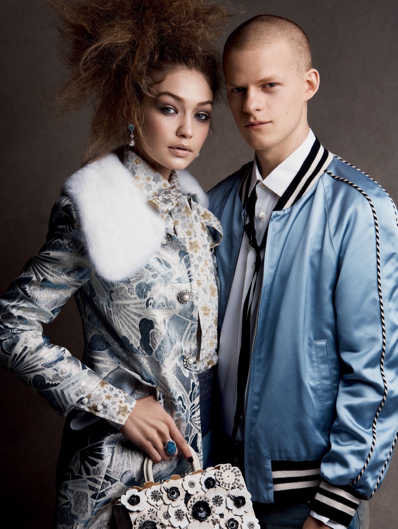 Gigi Hadid Poses with Broadway's Brightest Stars for Vogue