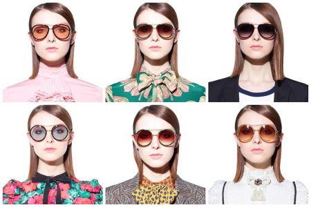 Just In: Gucci's Retro Inspired Spring 2017 Sunglasses Are Here Gucci's spring-summer 2017 sunglasses land at MyTheresa