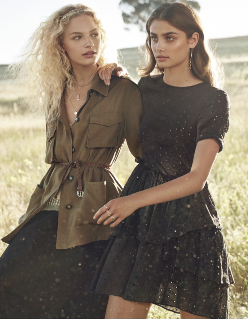 Frederikke Sofie & Taylor Hill star in H&M's spring-summer 2017 campaign