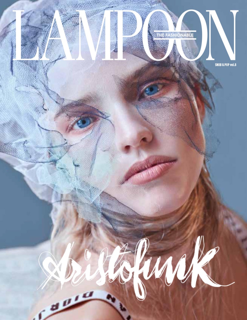 Sasha Luss on The Fashionable Lampoon Volume 8 Cover