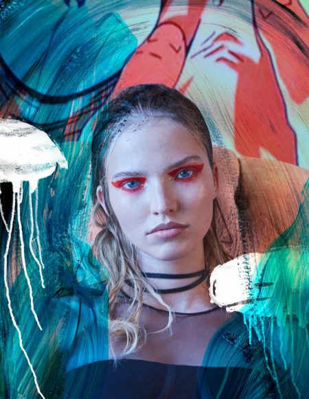 Sasha Luss Poses in Eclectic Styles for The Fashionable Lampoon