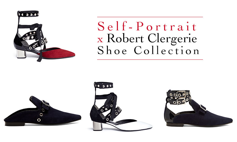 Self-Portrait x Robert Clergerie's edgy shoe collection