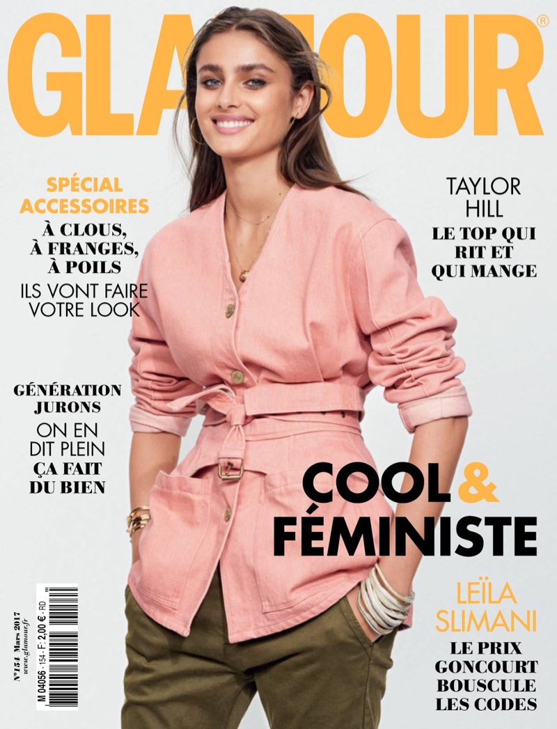 Taylor Hill on Glamour France March 2017 Cover