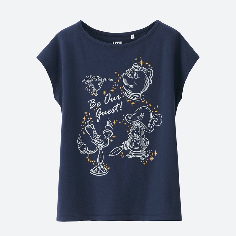 Uniqlo Beauty and the Beast Be Our Guest T-Shirt