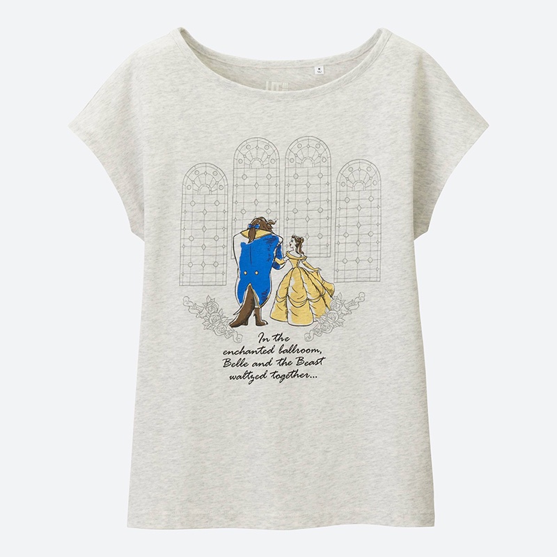Uniqlo Beauty and the Beast Belle and the Beast Short Sleeve T-Shirt