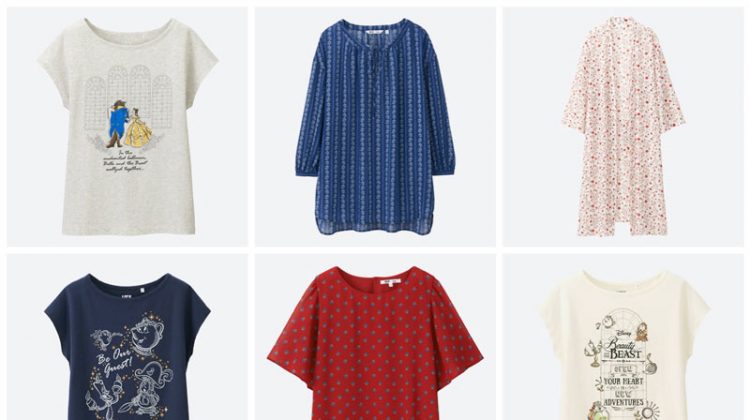 Uniqlo and Beauty and the Beast clothing collaboration