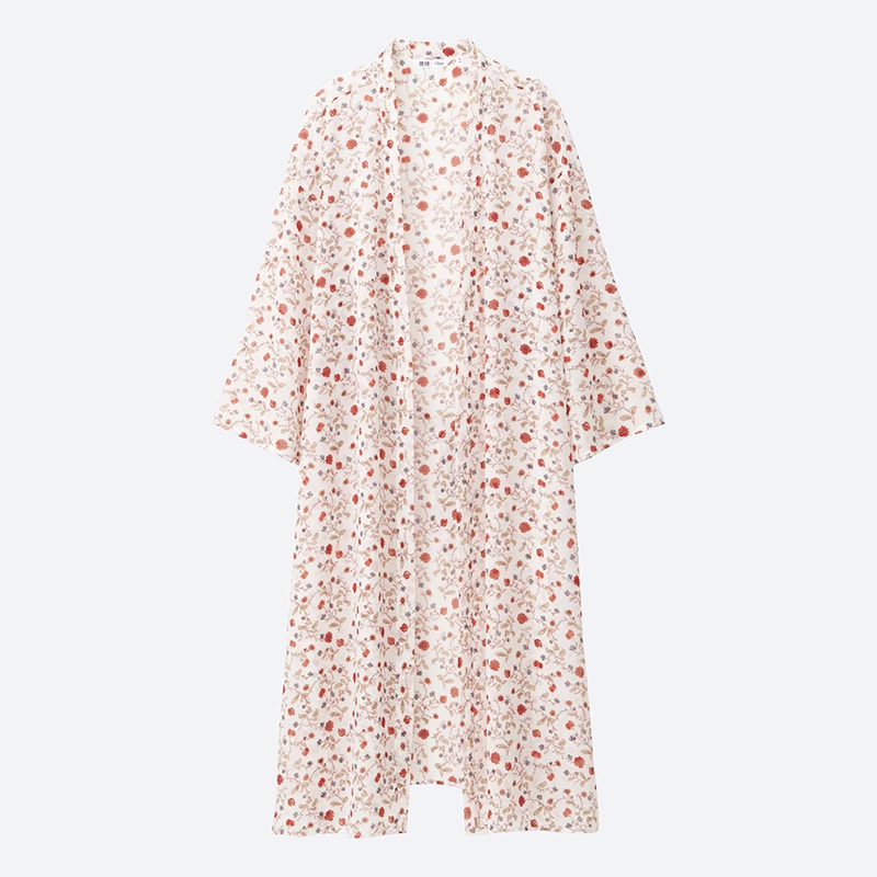 Uniqlo Beauty and the Beast Long Sleeve Open Shirt