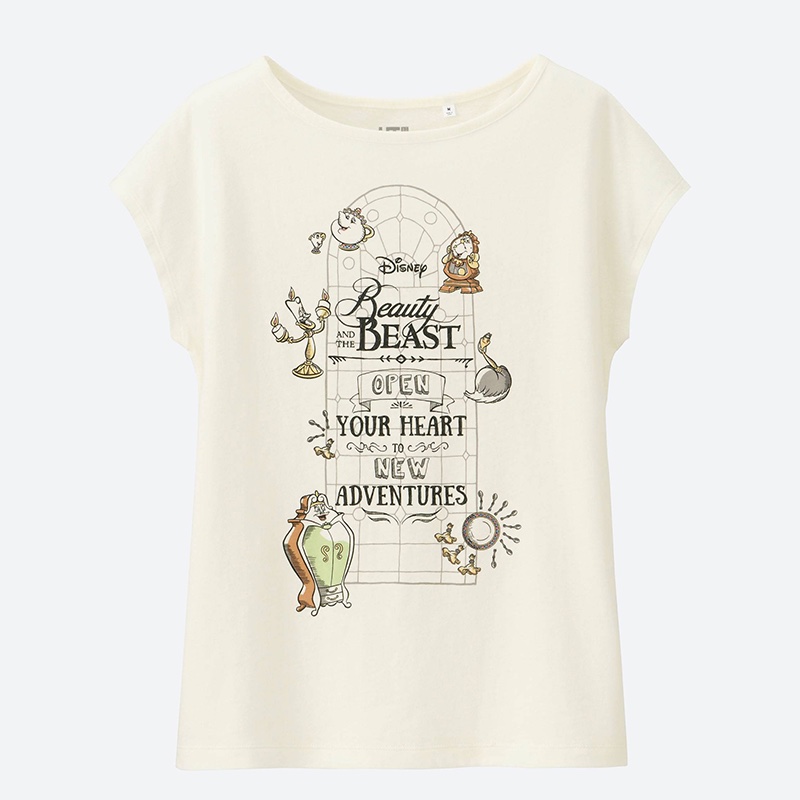 Uniqlo Beauty and the Beast Open Your Heart Graphic T-Shirt