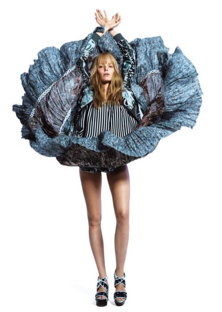 Alisa Ahmann is a Vision in Prints for Harper's Bazaar Turkey