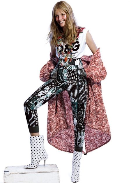 Alisa Ahmann is a Vision in Prints for Harper's Bazaar Turkey