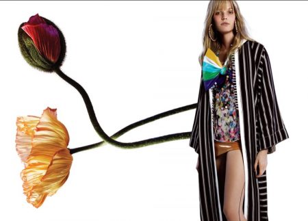 Alisa Ahmann is a Vision in Prints for Harper's Bazaar Turkey