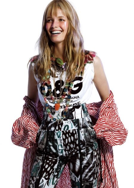 Alisa Ahmann is a Vision in Prints for Harper's Bazaar Turkey