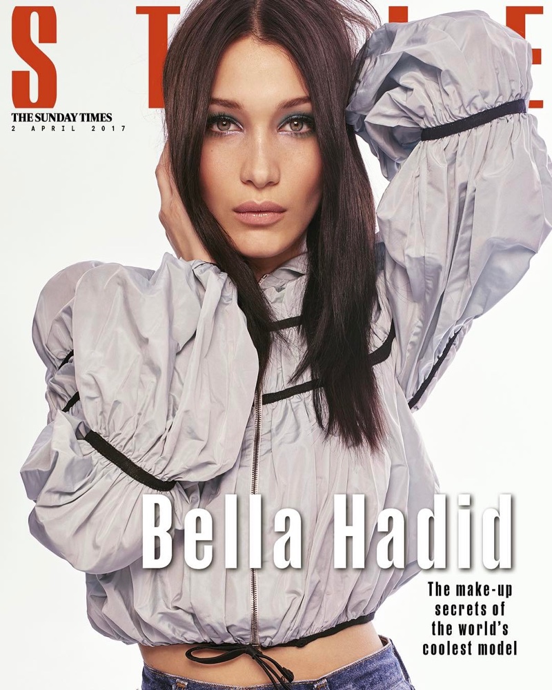 Bella Hadid on The Sunday Times Style April 2, 2017 Cover