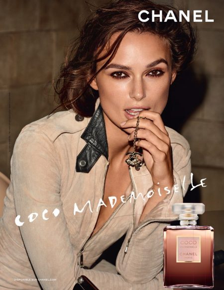 Keira Knightley Enchants in New Chanel Fragrance Campaign Keira Knightley stars in Coco Mademoiselle Chanel fragrance campaign