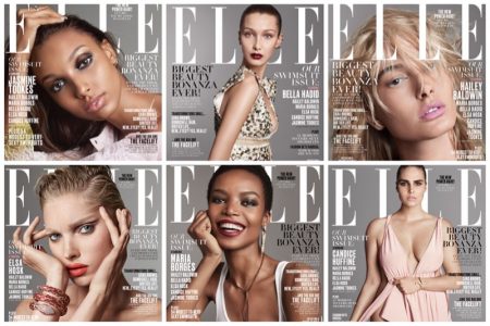 Bella Hadid, Jasmine Tookes & Hailey Baldwin Cover ELLE's May Issue Bella Hadid, Jasmine Tookes & Hailey Baldwin Cover ELLE's May Issue