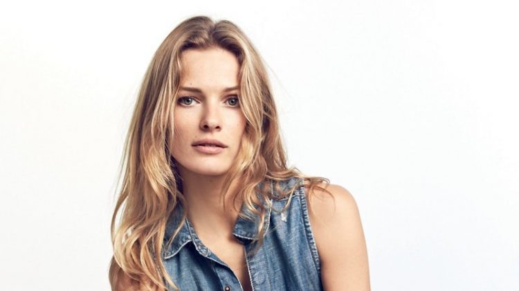 Edita Vilkeviciute Keeps It Casual in Free People’s Spring Looks