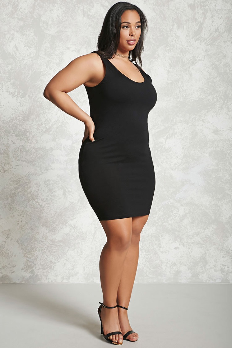 Island plus size bodycon tank dress dillards edmonton