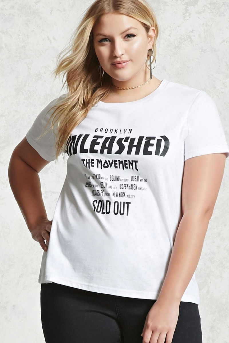 Forever 21 Plus Unleashed Tour Tee