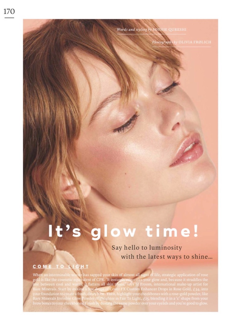 Frida Gustavsson stars in Marie Claire UK's May issue