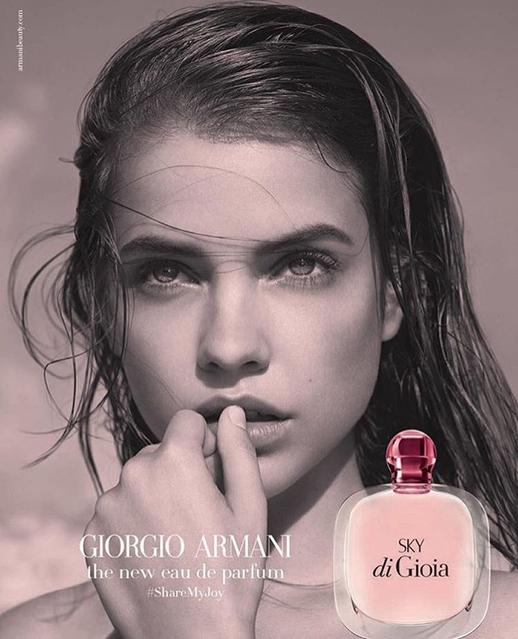Barbara Palvin stars in Giorgio Armani Sky di Gioia perfume campaign