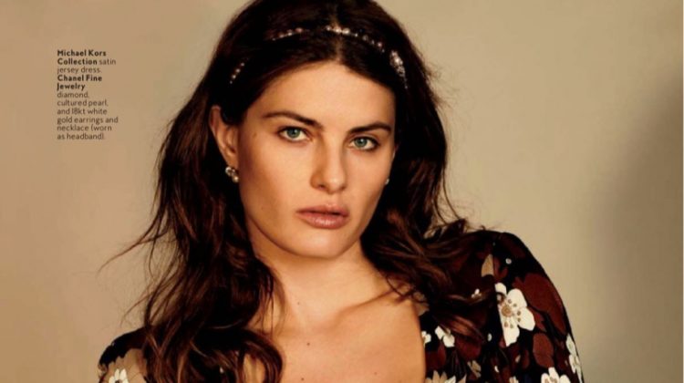 Isabeli Fontana Models Moody Florals for InStyle Editorial