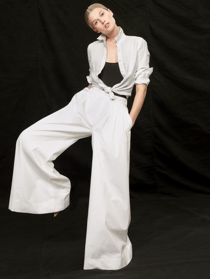 Toni Garrn Models the New Neutrals from J. Crew – Fashion Gone Rogue