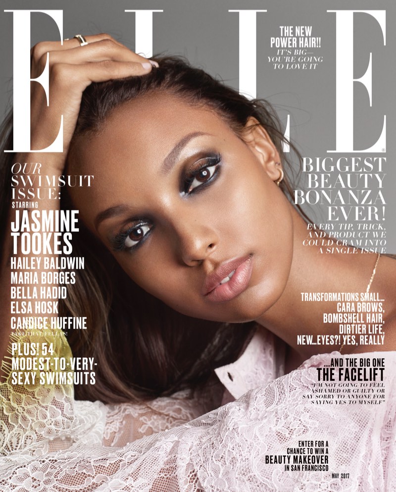 Jasmine Tookes on ELLE Magazine May 2017 Cover