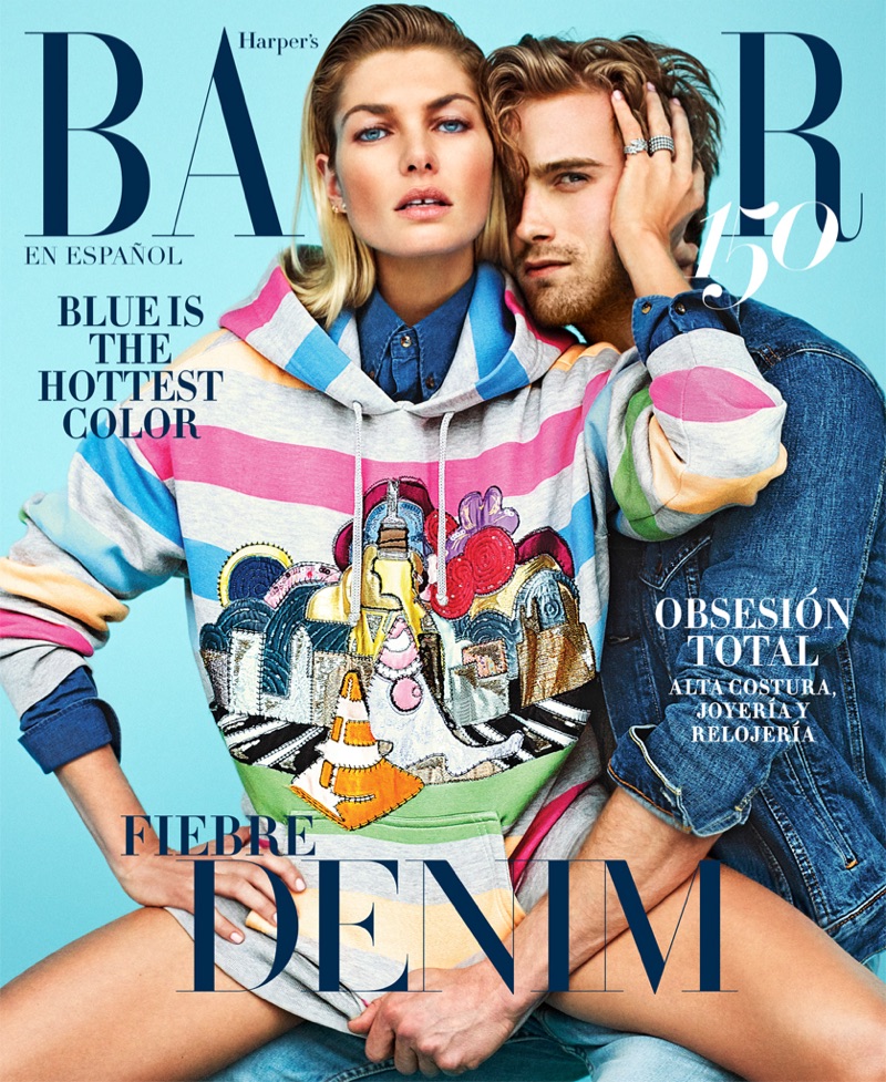 Jessica Hart on Harper's Bazaar Mexico May 2017 Cover