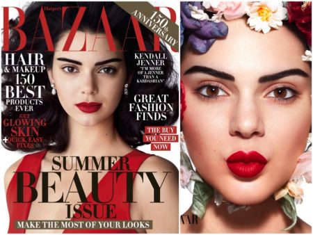 Kendall Jenner Turns Up the Glam Factor for Harper's Bazaar Cover Story Kendall Jenner Turns Up the Glam Factor for Harper's Bazaar Cover Story