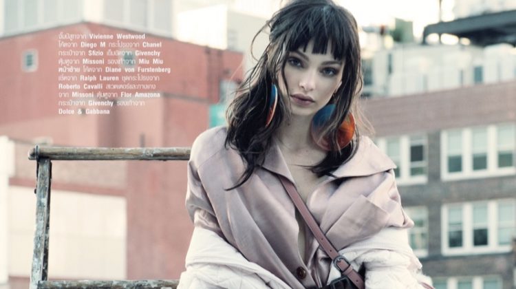 Luma Grothe Models the ‘New Romantic’ in Harper’s Bazaar Thailand